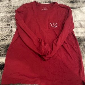 Maroon ivory Ella volleyball print long sleeve